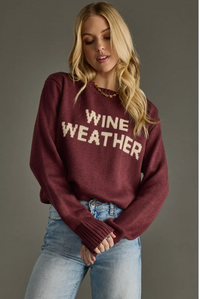 Wine Weather Sweater