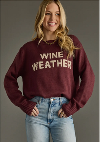 Wine Weather Sweater