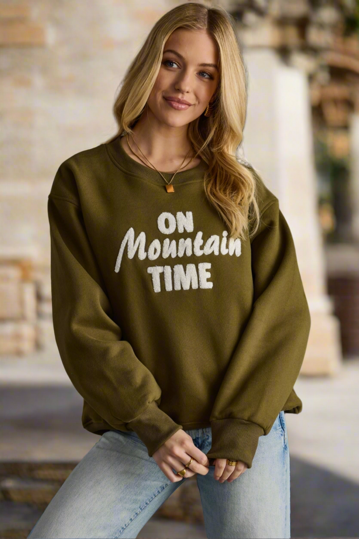 On Mountain Time Sweatshirt