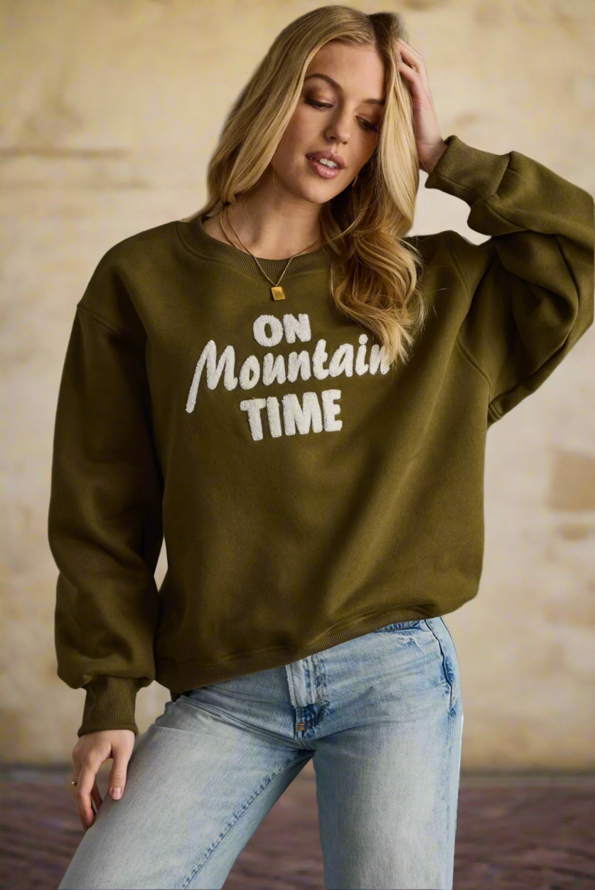 On Mountain Time Sweatshirt