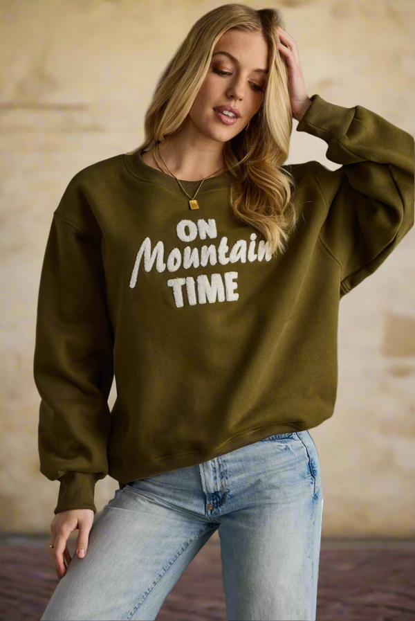 On Mountain Time Sweatshirt