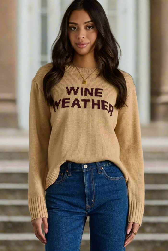 Wine Weather Sweater