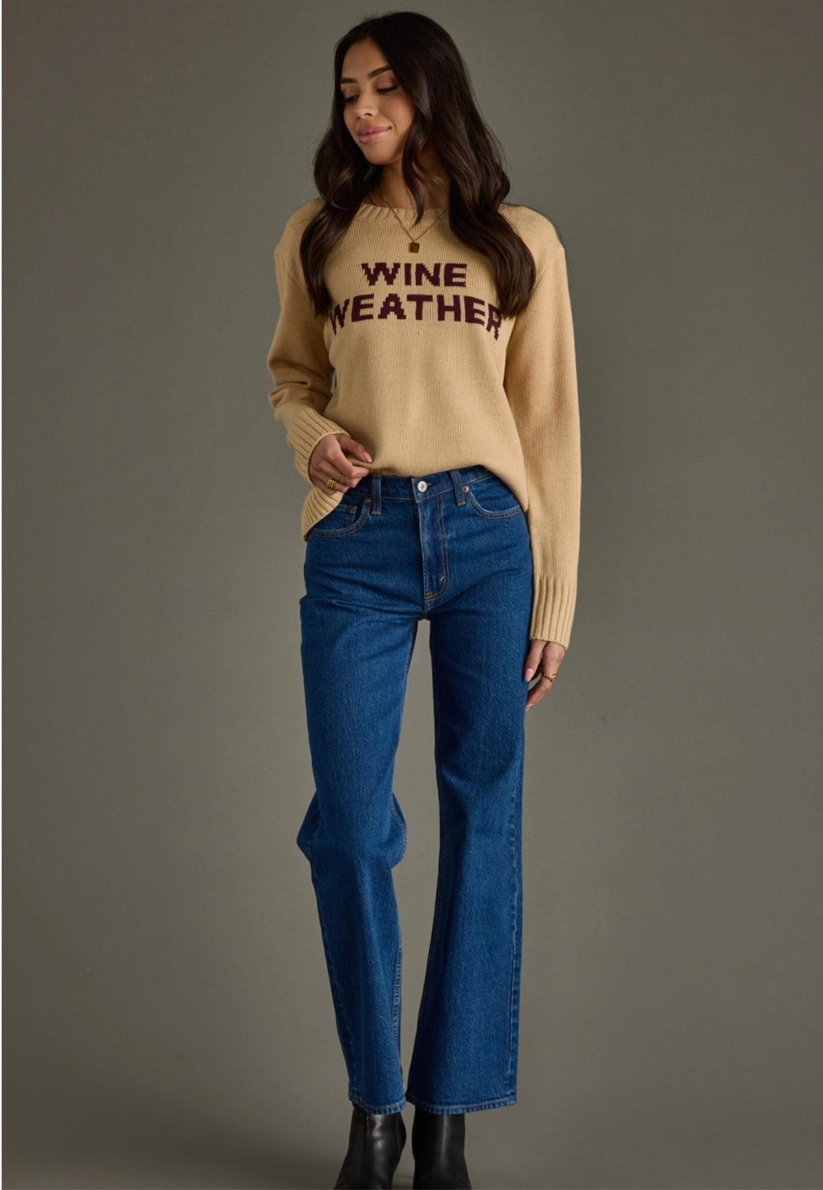 Wine Weather Sweater