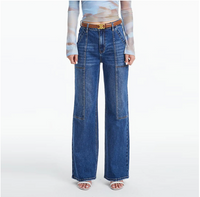 High Rise Pocket Jeans