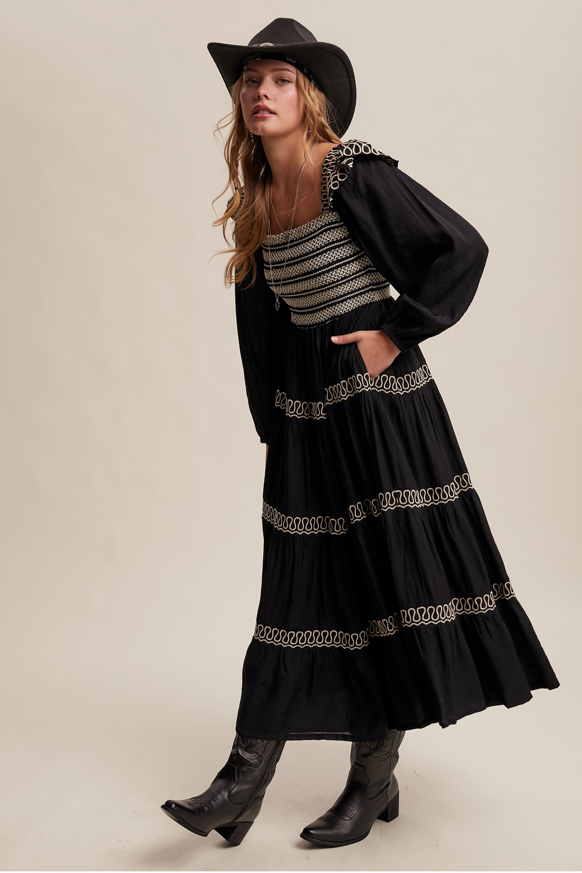 Midnight Oasis  Dress