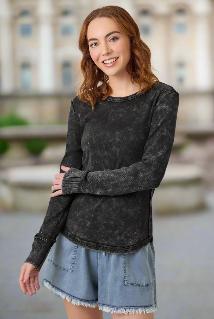 Sydney Washed Rib Top