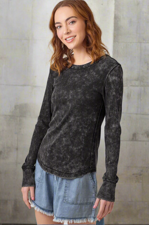 Sydney Washed Rib Top