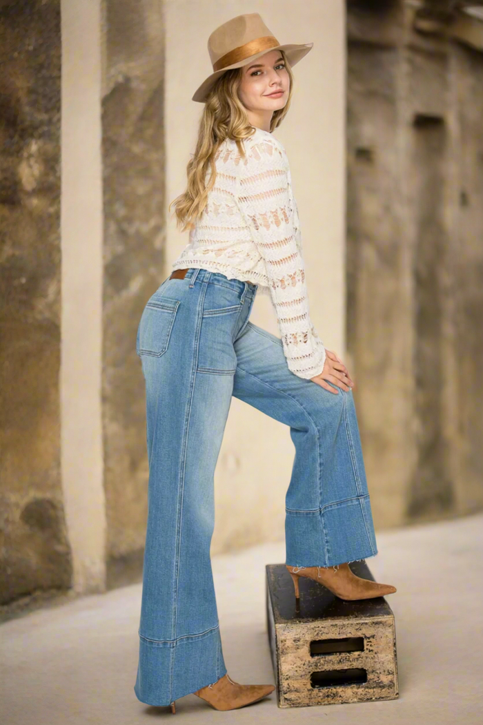 Turnback Denim Jean