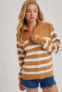 Audrey Half Zip Sweater | Arrival 9/19