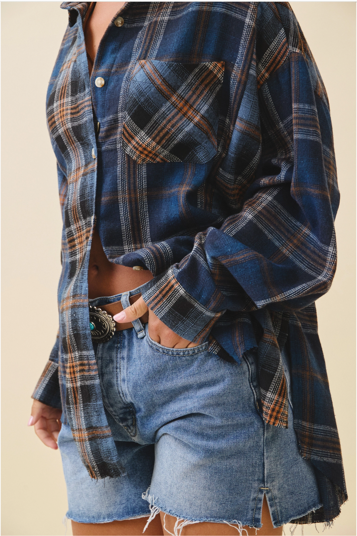 Freeloader Plaid Top