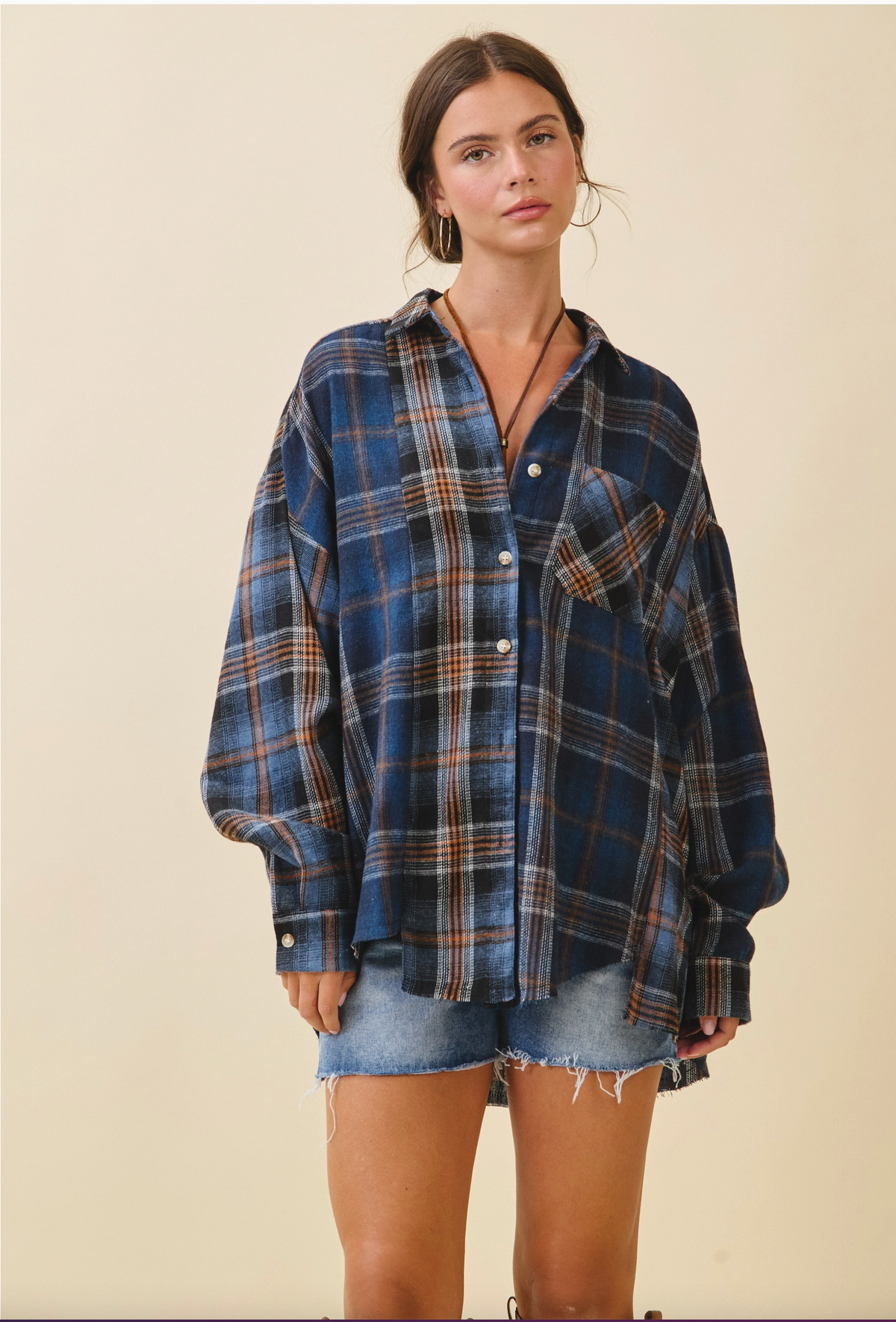 Freeloader Plaid Top