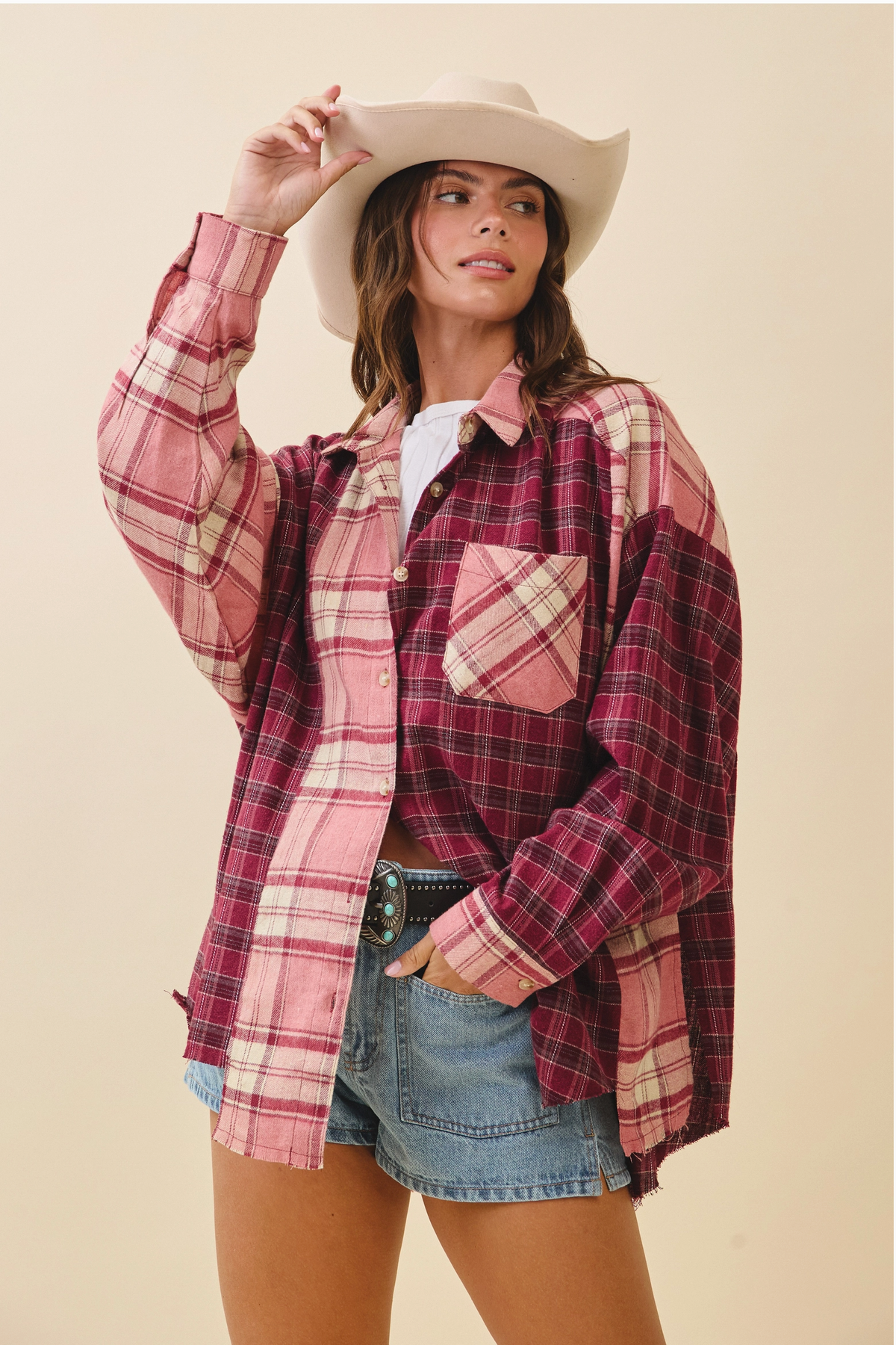 Freeloader Plaid Top