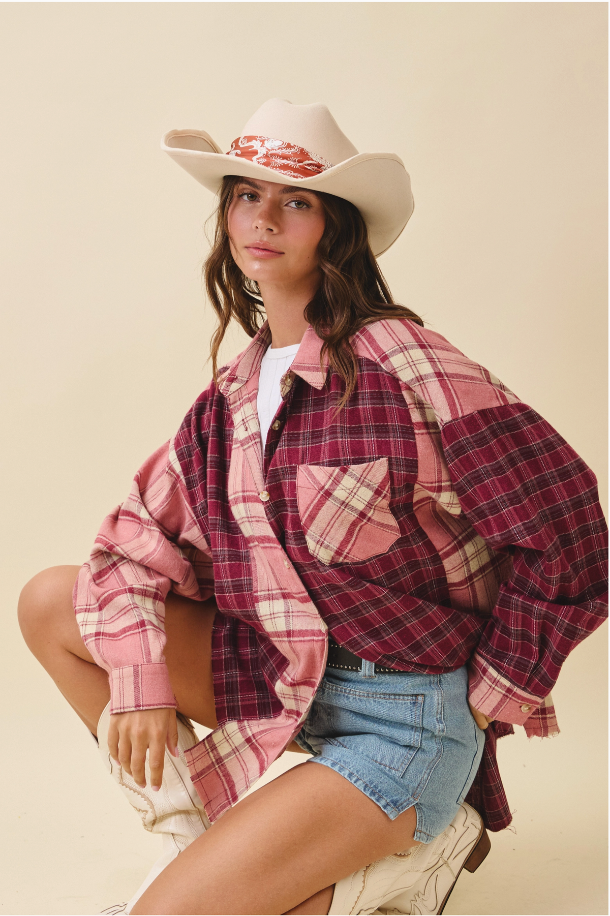 Freeloader Plaid Top