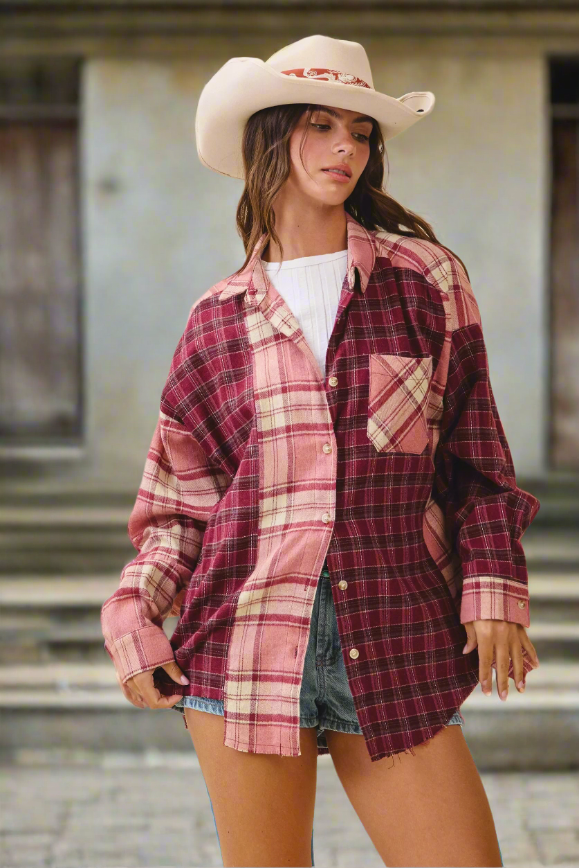 Freeloader Plaid Top