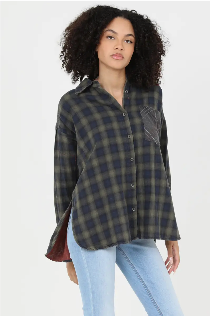 Woodlands Plaid Top