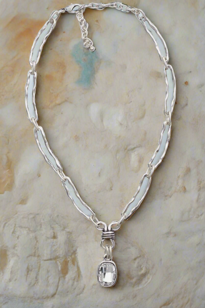 Shine On Pewter Necklace