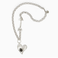 Heart & Arrow Pewter Necklace | Arrival 10/9