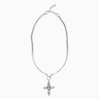 Crossroads Pewter Necklace