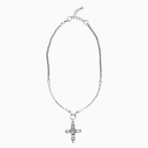 Crossroads Pewter Necklace