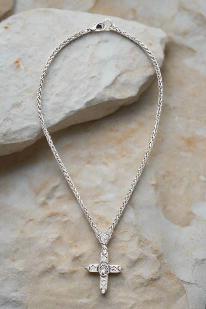 Crystal Cross Necklace