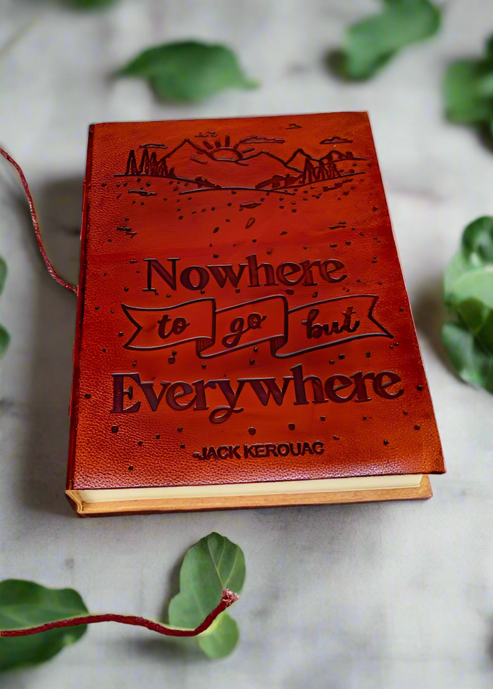 Nowhere To Go Leather Journal | Arrival 10/9