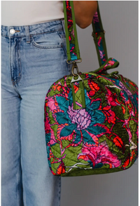 Just Bloom Quilted Duffle