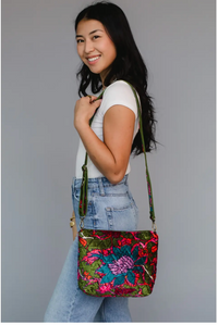 Just Bloom Quilted Crossbody