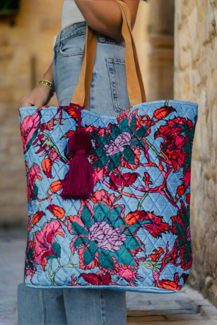 Just Bloom Quilted Tote | Arrival 10/8