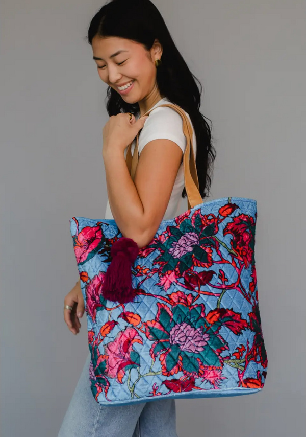 Just Bloom Quilted Tote | Arrival 10/8