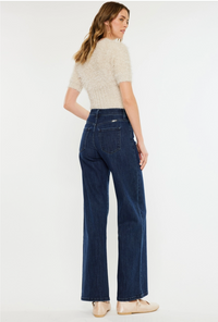 KanCan Dark Wide Leg Jean