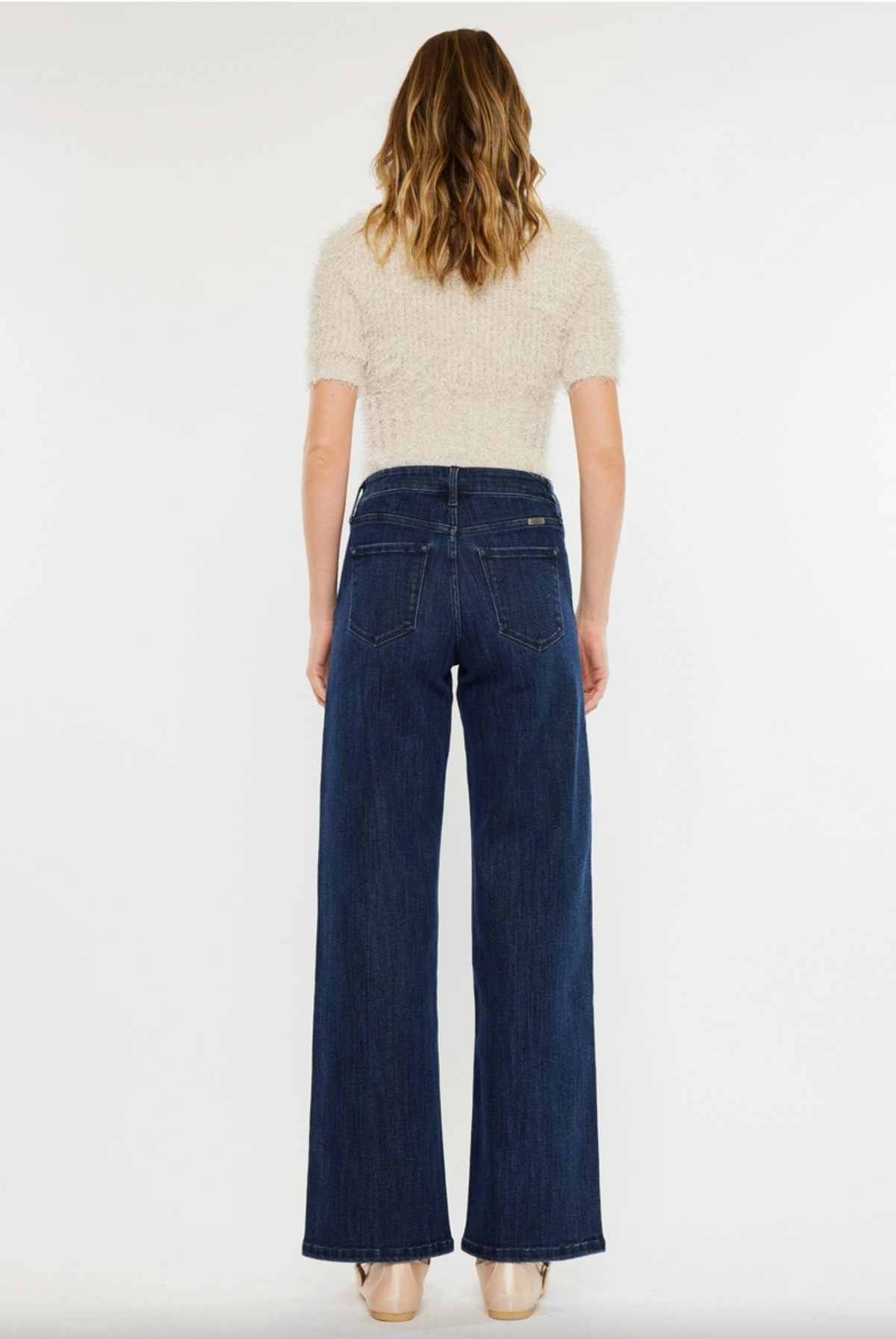 KanCan Dark Wide Leg Jean