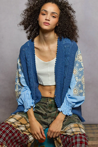 Marseille Cardigan In Blue