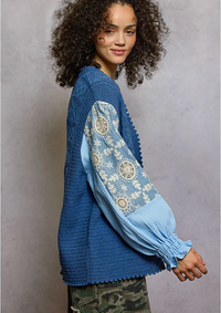 Marseille Cardigan In Blue