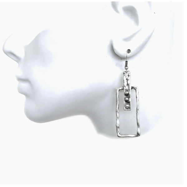 Pewter Whimsy Earrings