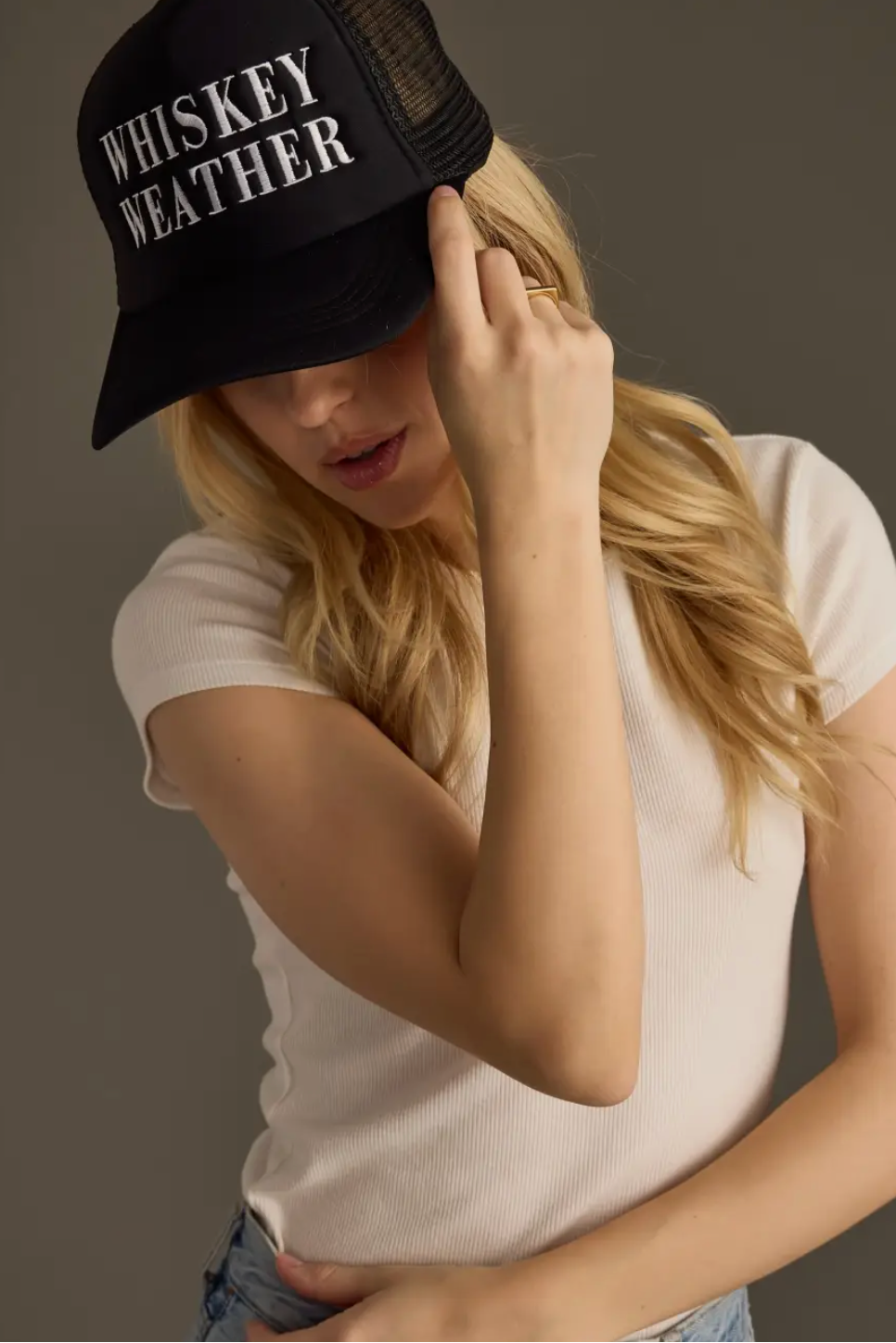 Whiskey Weather Trucker Hat