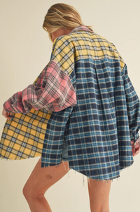 Neela Plaid Flannel Top