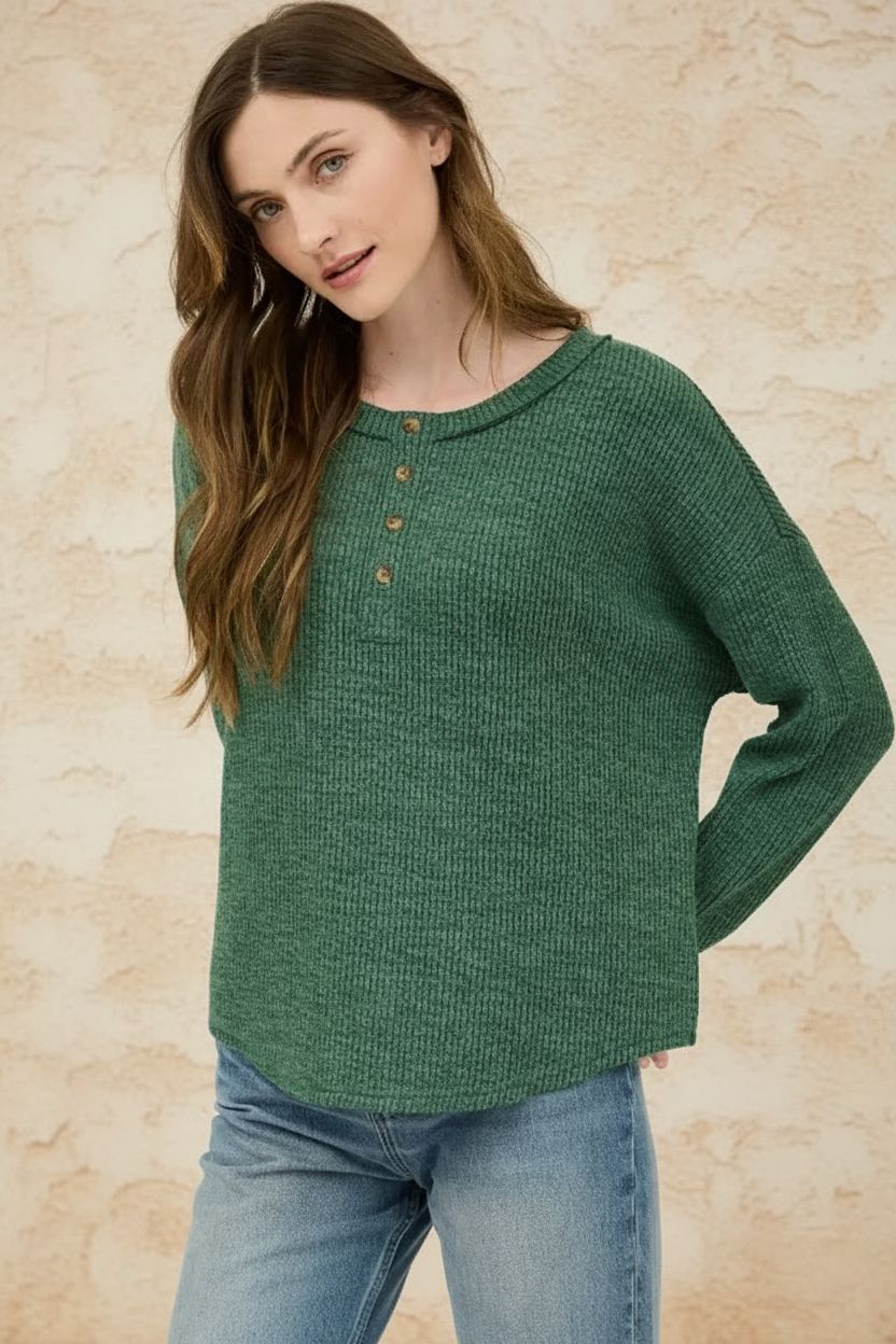 Del Rey Henley Top