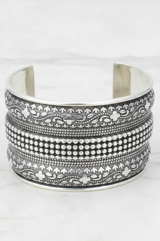 Bali Silver Cuff Bracelet