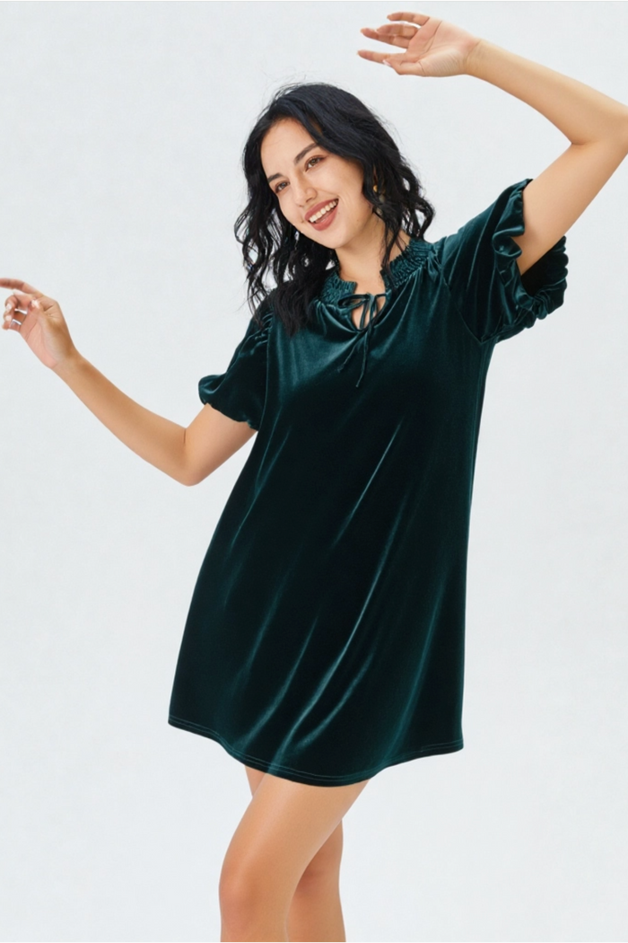 Belle Velvet Shift Dress