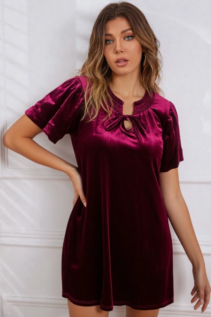 Belle Velvet Shift Dress