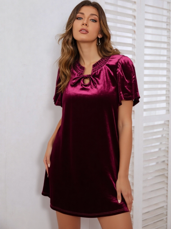 Belle Velvet Shift Dress