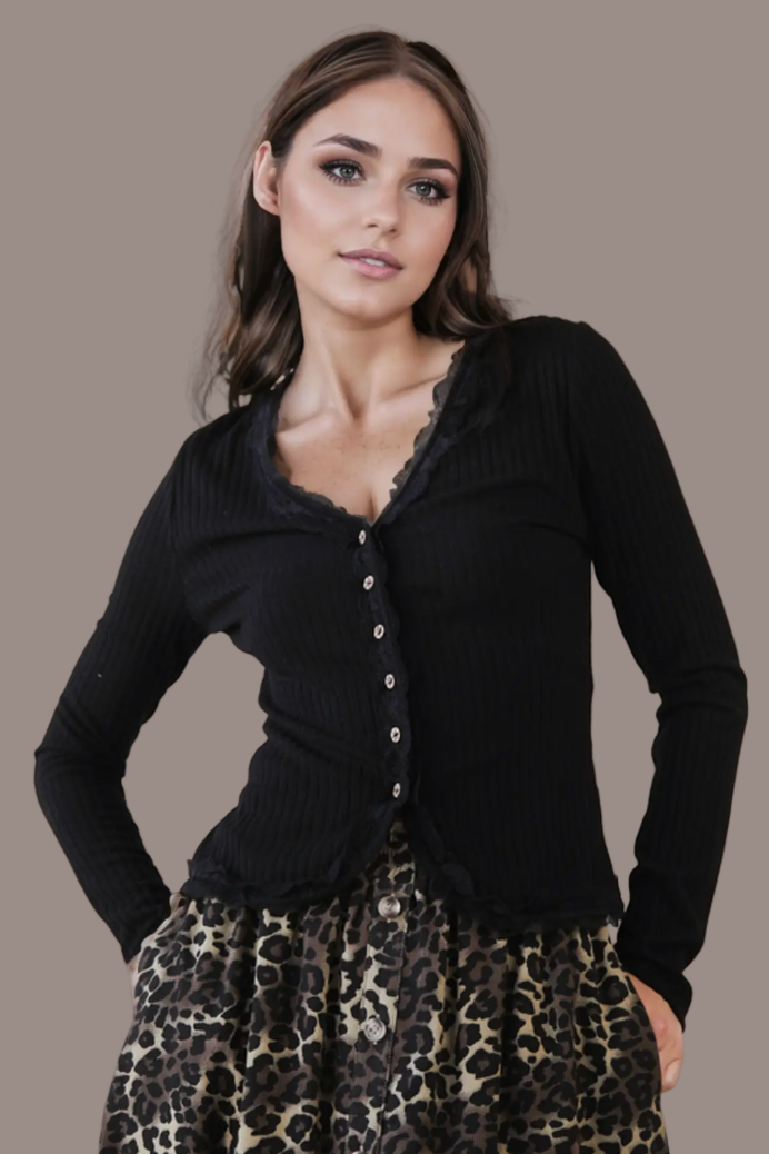 Hattie Button Down Cardigan