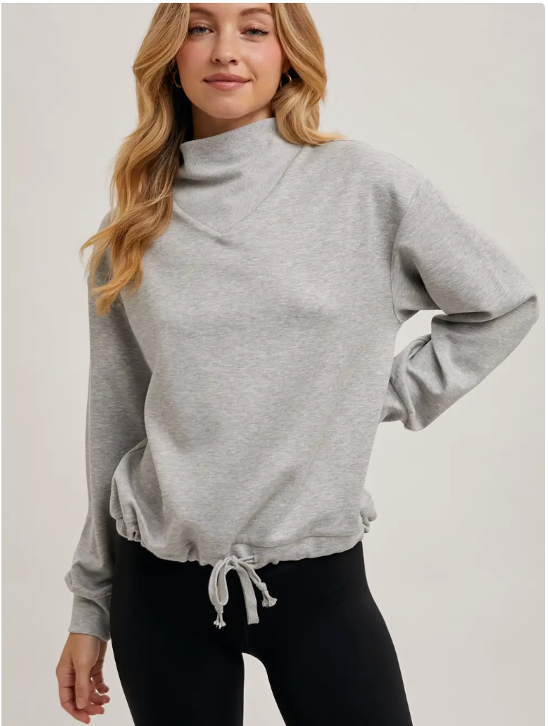 Mock Neck Pullover