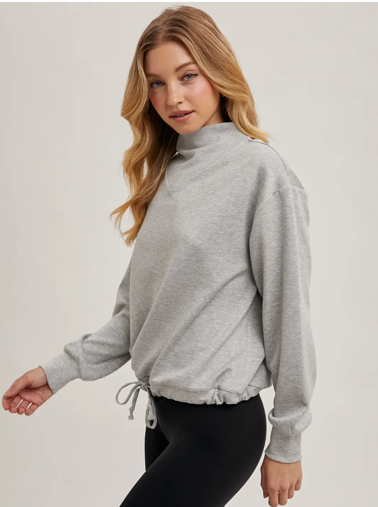 Mock Neck Pullover