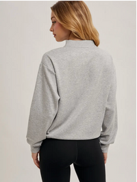 Mock Neck Pullover