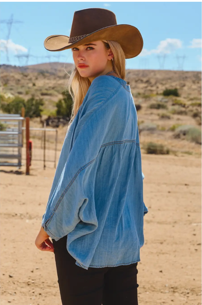 True Grit Chambray Shirt | Arrival 12/19
