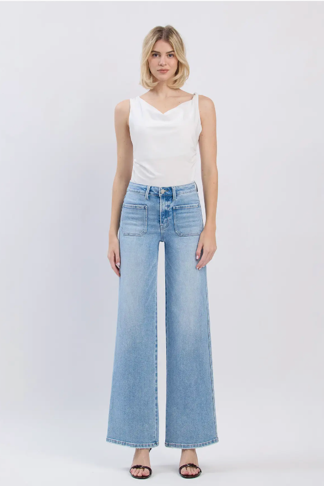 Patch Pocket Jeans