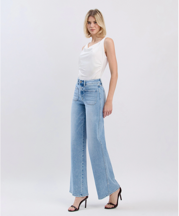 Patch Pocket Jeans