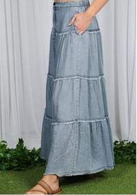 Jesse Tiered Maxi Skirt