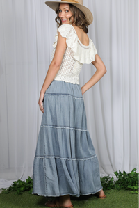 Jesse Tiered Maxi Skirt